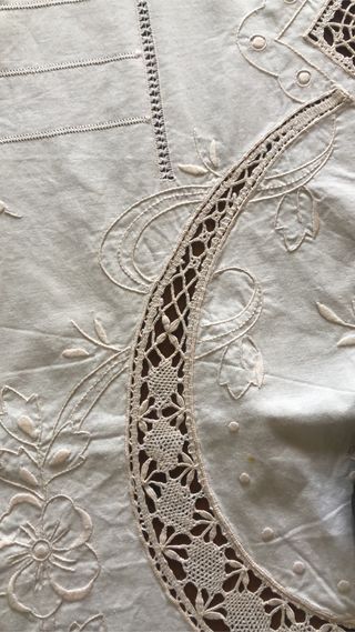 Tovaglia perle feste da 12 lavata stiro lavanderia