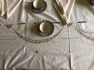 Tovaglia perle feste da 12 lavata stiro lavanderia