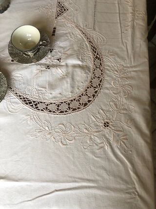 Tovaglia perle feste da 12 lavata stiro lavanderia