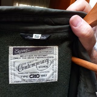 Gabardina verde oscuro