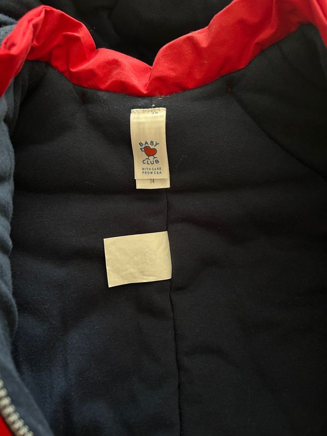 Mono de invierno de bebé, 6-9 meses, 74 cm