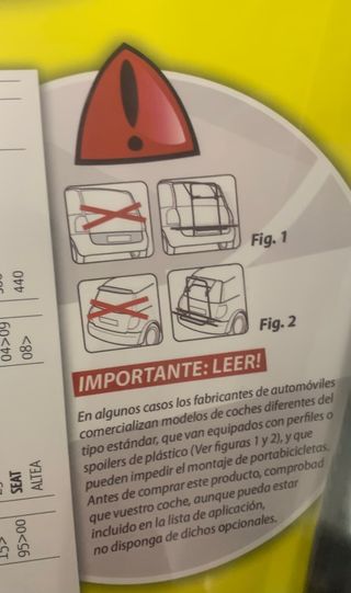 Portabicicletas coche nuevo Teide 