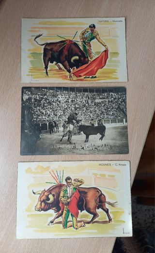 Entradas de Toros 1960 y postales taurinas