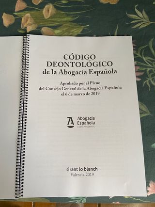 Estatuto general + Código deontológico abogacía