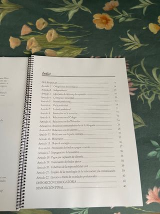 Estatuto general + Código deontológico abogacía