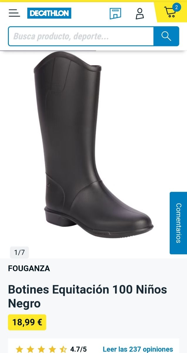 Botas de agua talla 33