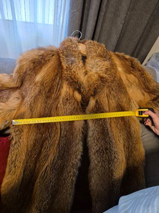 Chaquetón rojo color zorro rojo