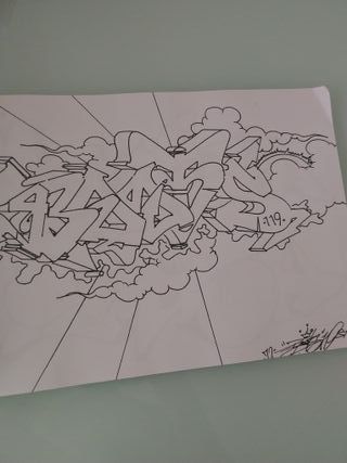 Colorea Graffiti. Aprende a dibujar como los artis