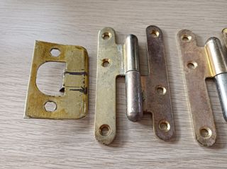 Juego de bisagras para puerta de paso