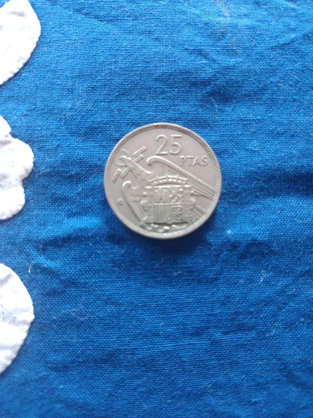 Moneda 25 pesetas 1957 *58