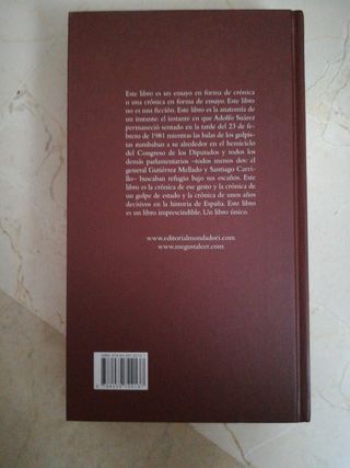 Anatomía de un instante. Javier Cercas. 