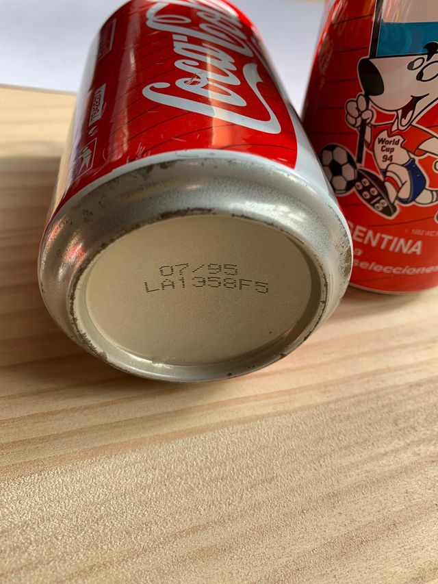 Latas Coca Cola