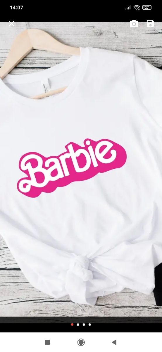 camiseta barbie