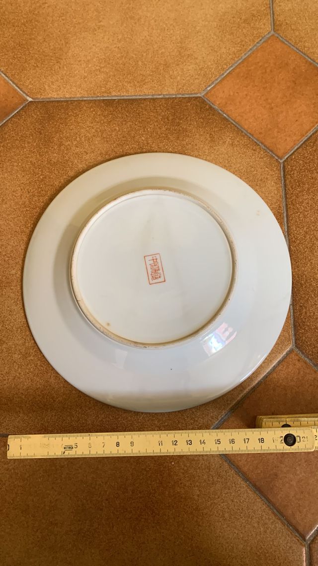 Piatto ceramica giapponese decorativo