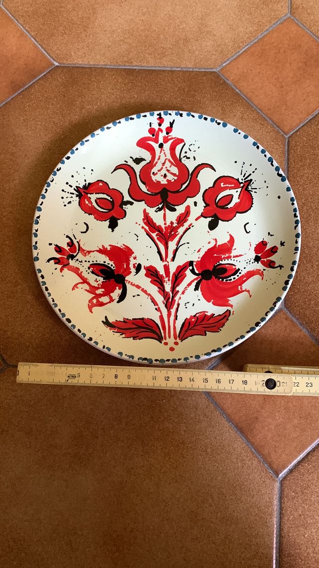 Piatto ceramica decorativo