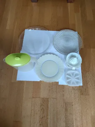 Plato , bandejas, botella, cubitera, jarra, platil