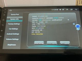 Radio Android 9 pulgadas 4gb 64gb