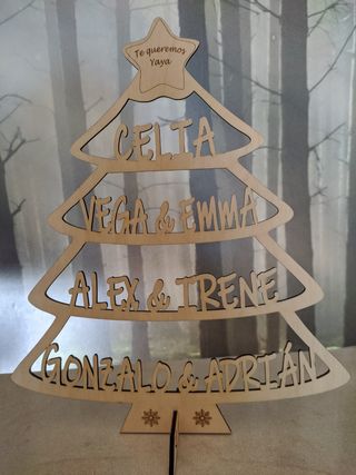 Árbol Navidad personalizado