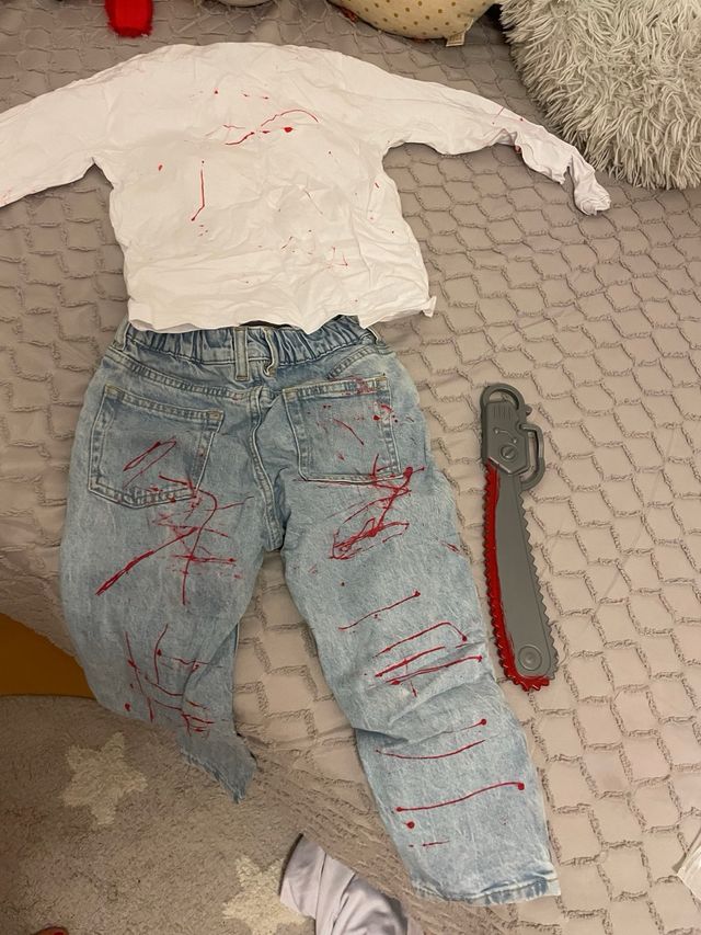 HALLOWEEN Disfraz de zombie TALLA 3-4 años