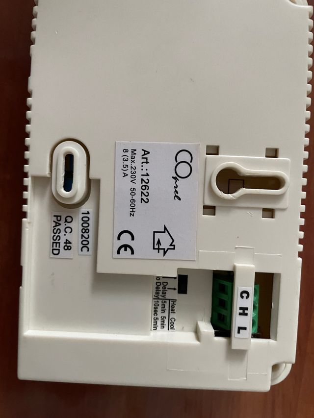 termostato de calefacion digital