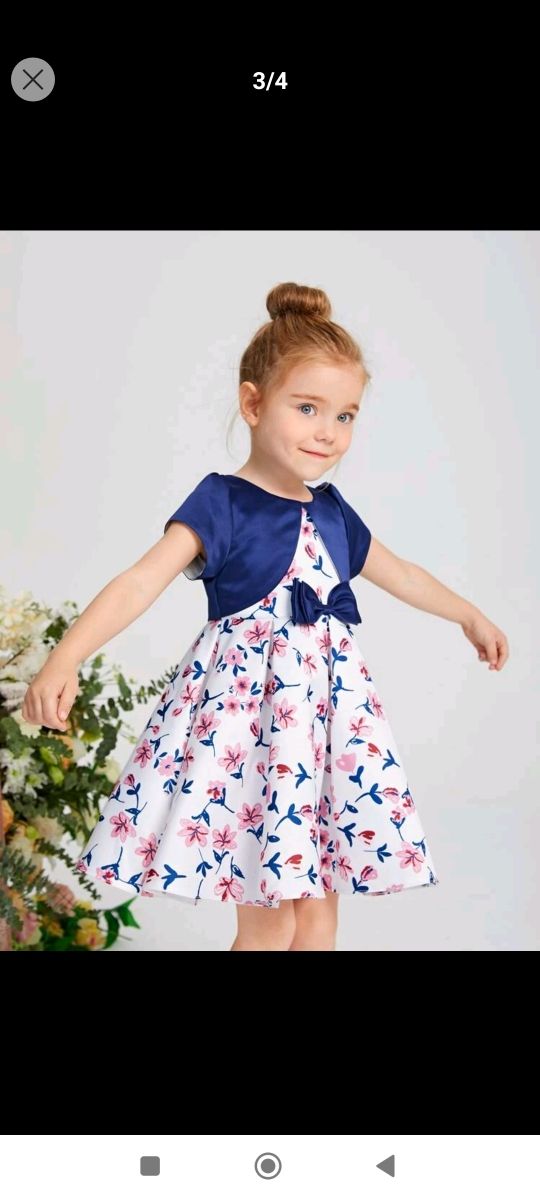 Vestido ceremonia 4 años fiesta