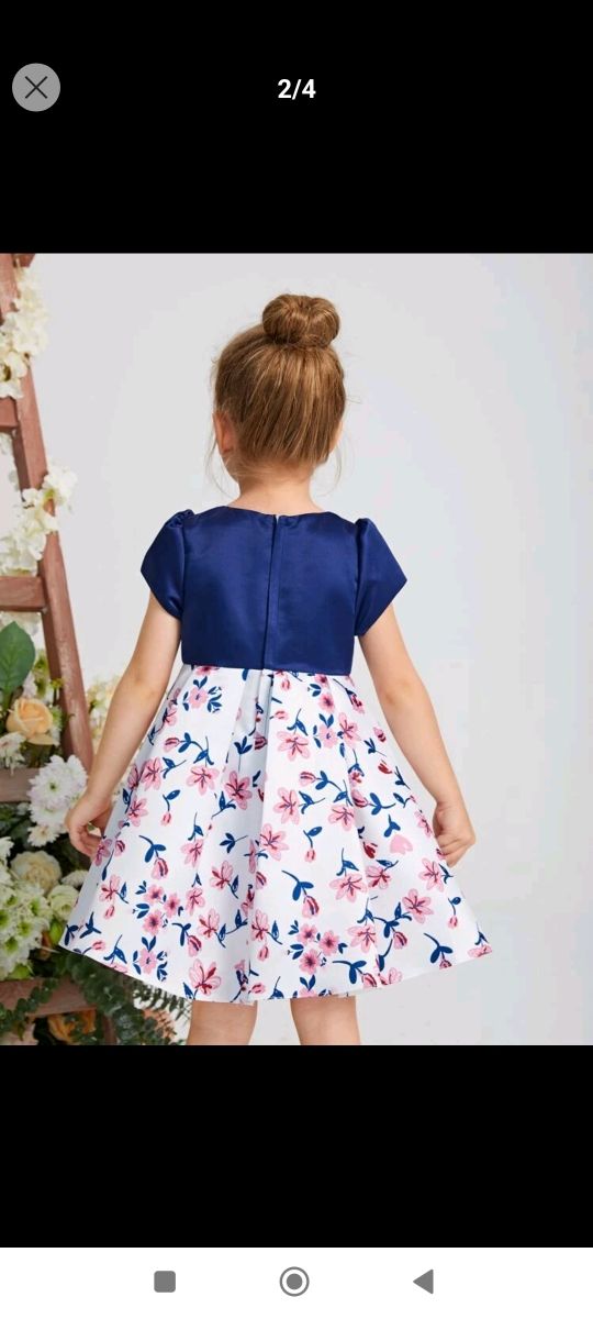 Vestido ceremonia 4 años fiesta