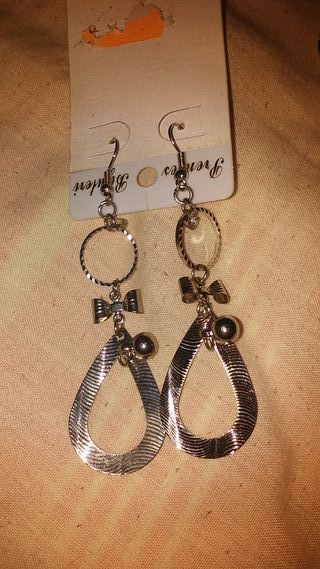 Pendientes con forma de gota de acero inoxidable