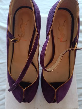 Zapatos tacon Yves Saint Laurent