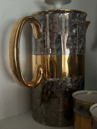 juego de tazas,azucarero, tetera, jarra