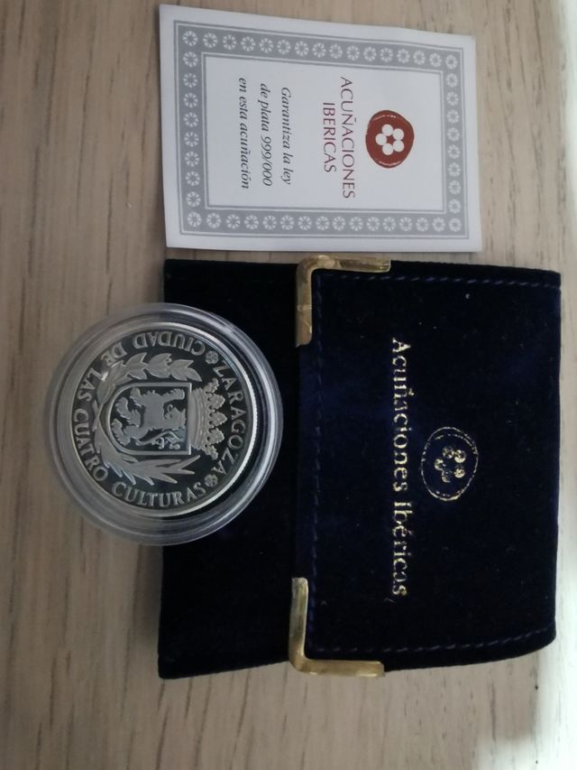 Medalla plata zaragoza