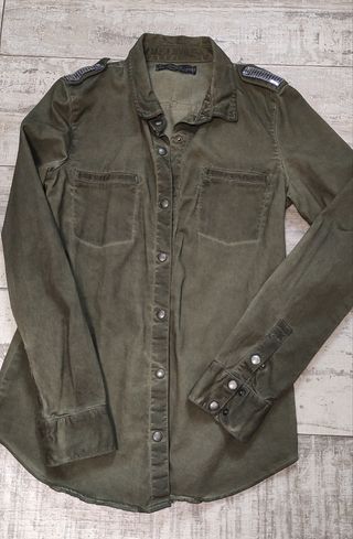 Camisa efecto envejecido