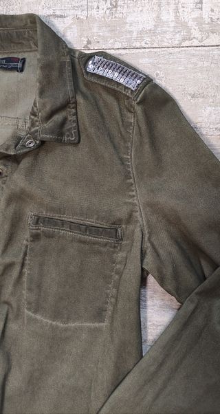 Camisa efecto envejecido