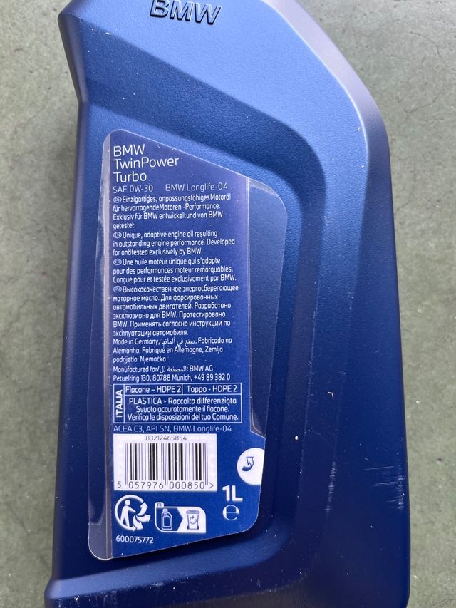 ACEITE DE MOTOR LONGLIFE BMW Y MINI