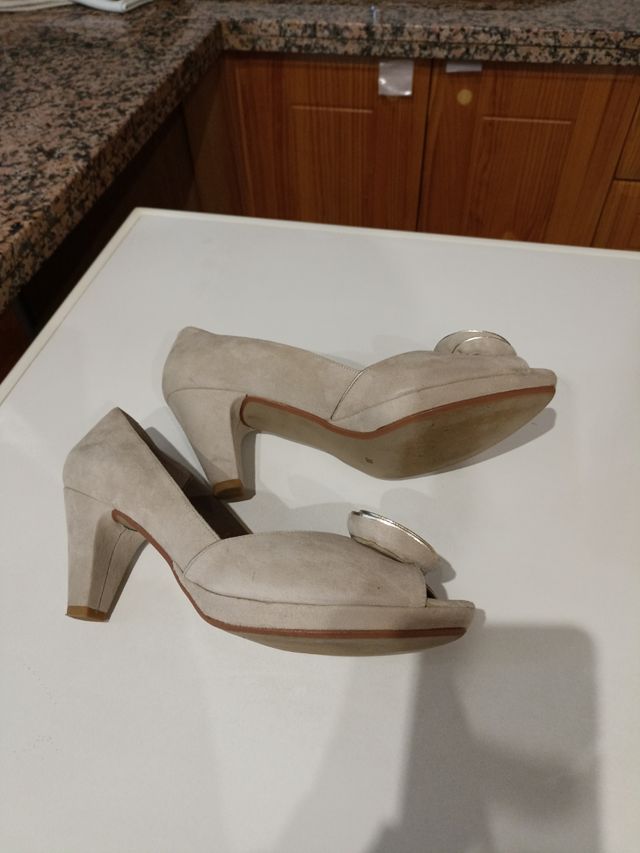 Zapatos número 38 peep-toe