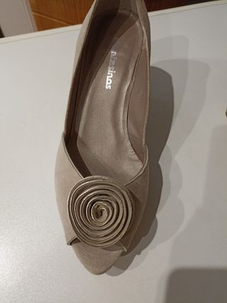 Zapatos número 38 peep-toe