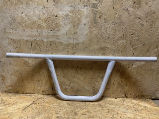 Manillar bicicleta BMX blanco