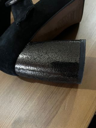 Zapato tacón cuero T.38