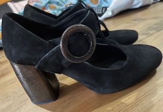 Zapato tacón cuero T.38
