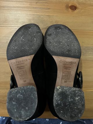 Zapato tacón cuero T.38