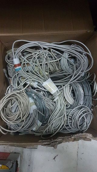 lote 100 cables RJ45 de 20 metros a 1,5m para AULA