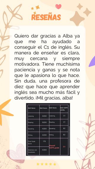 clases particulares de inglés online