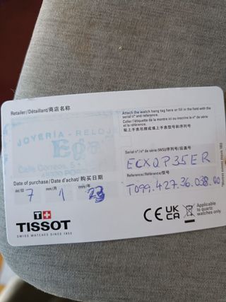 Reloj Tissot automático