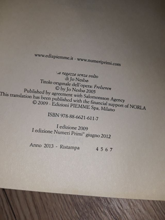 La ragazza senza volto