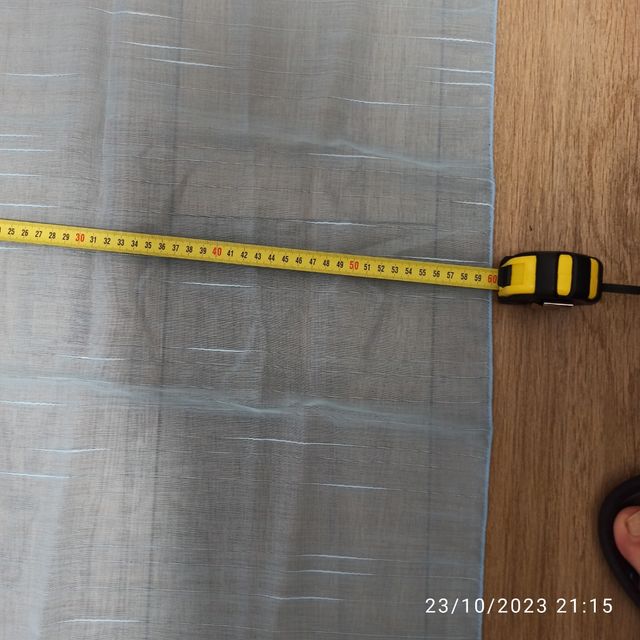 Tende colore azzurro/verde chiaro