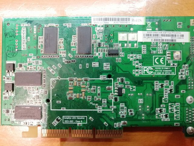 ATI Radeon R9250 256MB DDR AGP VGA/TVO/DVI-I