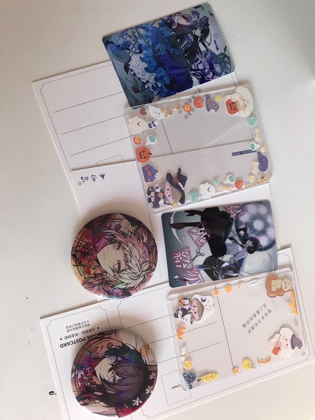 bungou stray dogs photocards y postcards