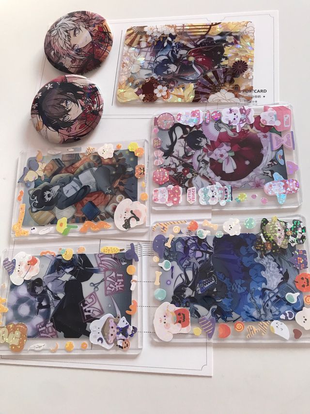 bungou stray dogs photocards y postcards