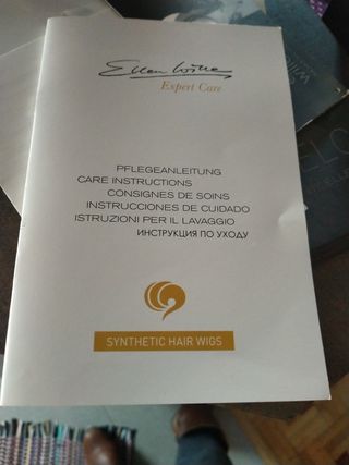 Peluca de pelo 100% natural y reversible