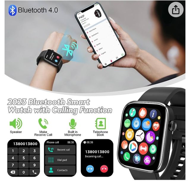 SMART WATCH YOUR FITNESS TRACKER (NEGRO)