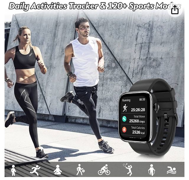 SMART WATCH YOUR FITNESS TRACKER (NEGRO)
